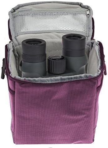 Чанта за бинокли Navitech Purple с водоустойчив покритие, съвместимо с бинокли с Nikon EDG