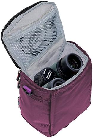 Чанта-калъф за бинокли Navitech Purple с водоустойчив покритие, съвместимо с компактни с бинокли Nikon Prostaff