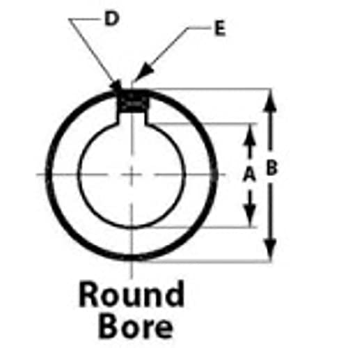 Нов Стоманен Вал с кръгла дупка с диаметър 1 инч, Твърда Съединителна Куплунг с 1/4 Шпоночным пазом SHFTR-1604