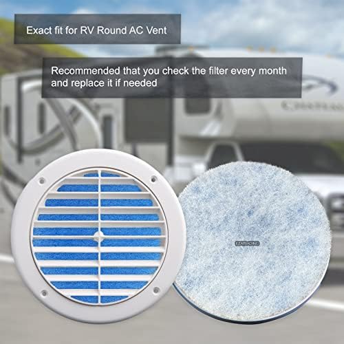 Филтър климатик на АВТОБУСА - Смяна на филтър за променлив ток в кръгла воздуховоде с диаметър 5,25 инча (10 филтри)