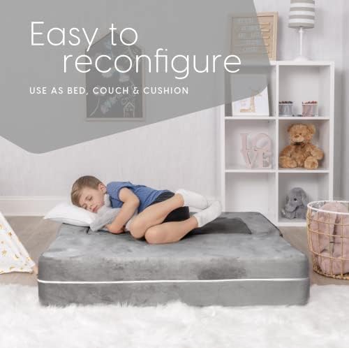 Детски диван Milliard - Модулен Детски диван за деца (Сив)