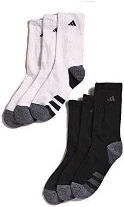 АДИДАС Boys Youth Атлетик Спортни Чорапи за активен отдих С мека Технология на сушене Aeroready Crew Socks 6 в опаковка