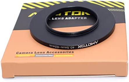 Адаптер за обектив на камерата 40,5 мм върху 62 мм, преходни пръстен с увеличивающим пръстен на филтъра 40,5 мм върху