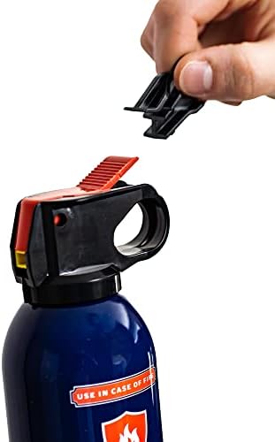 Противопожарен спрей Vapor Clean от Prepared Hero - 8 опаковки - Преносим пожарогасител за дома, колата, гараж, кухня - Работи при огън електричество, грес, акумулатори и още мног