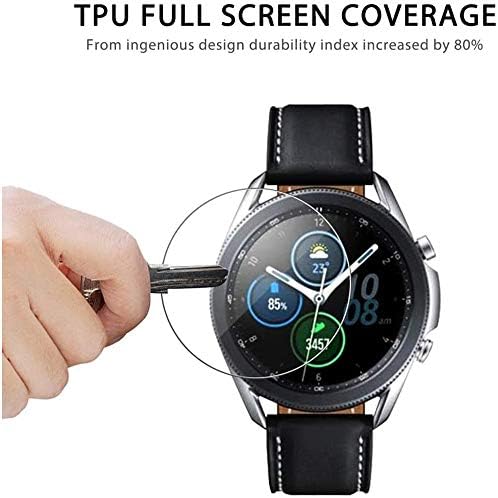 (2) за Samsung Galaxy Watch 3 (45 мм) Предпазно стъкло за екран, Висококачествено Прозрачно Защитно фолио за екрана със