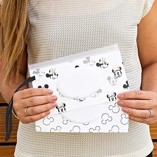 За многократна употреба калъф за мокри кърпички Disney Baby by J. L. Childress, 2 опаковки, държач за кърпички за еднократна