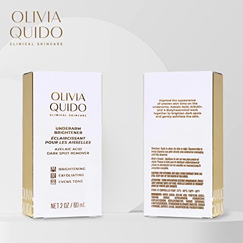 OLIVIA QUIDO Clinical Skin Care Осветляющее средство за Подмишниците | Ексфолиращ и Хидратиращ Крем за Интимна кожата от