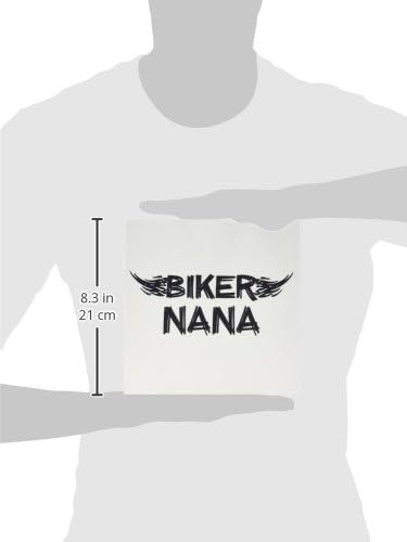 Подложка за мишка 3dRose LLC с размери 8 x 8 x 0,25 инча, Велосипедист Нана - Фигура в стил гръндж с черно-бял пламък