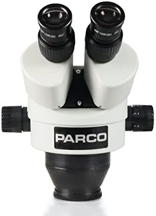 Стереоскопичен микроскоп Parco Scientific PZFL с фиксируемым увеличение от 0,7-4,5 X едновременно Фокусно разстояние, Тринокулярная