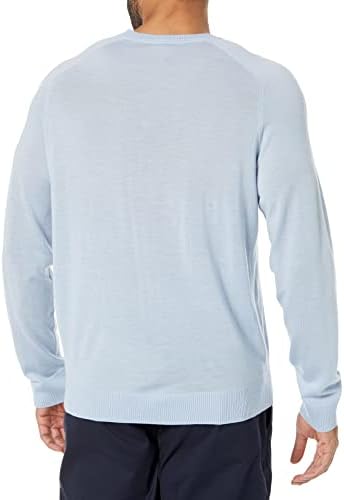 Мъжки пуловер от мериносова вълна, с V-образно деколте и обичайните размери на Aware (на разположение в най-високо