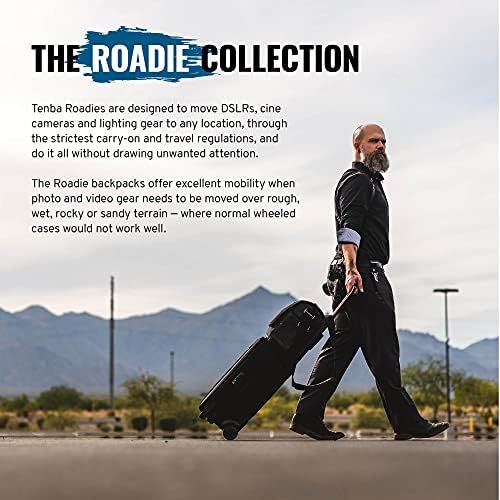 Чанта за ръчен багаж Tenba Roadie Roller 21 за употреба в САЩ количка (638-712)