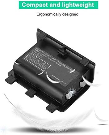 Зарядно устройство Emoshayoga за Xbox, Лесен Батерия за игрален контролер с капацитет 2400 mah, 5 В КОРЕМА, за Xbox ONE