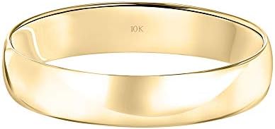 Мъжки годежен пръстен от чисто злато, 4 мм – Като годежен пръстен за мъже; Бижута от жълто, бяло или розово злато