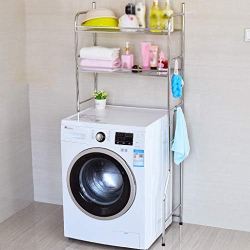 Hokcus Многофункционални Рамка за съхранение на перални машини по рафтовете над Тоалетна, Подови Стойка за съхранение