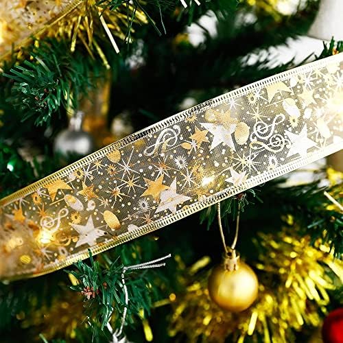 Коледната украса Newyihan, 2 опаковки 6,5-футови 20LED Коледно дърво коледна Ленти, Коледни Коледни Декорации, Лентови