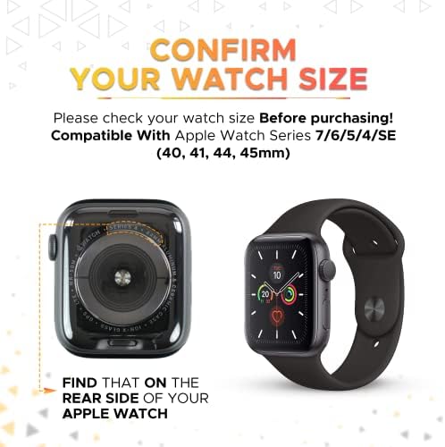 Калъф за Apple Watch RORENTECH Hybrid PC [2] - Защитно фолио за екрана на Apple Watch, която е съвместима с