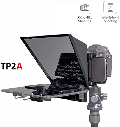 LDCHNH TP2 TP2A Преносим 8-инчов телесуфлер поддържа 8-инчов огледално-рефлексен снимате със смартфон/таблет с дистанционно
