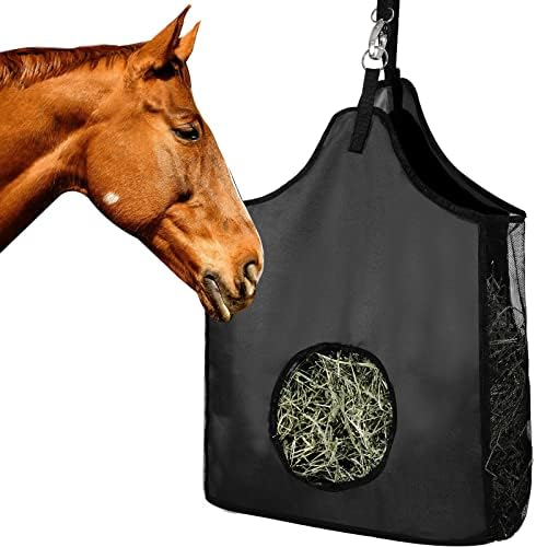 Чанта за Сено за конете Голяма Здрава торба Сено за Хранене на Коне Чанта за Хранене на Коне Чанта за Сено