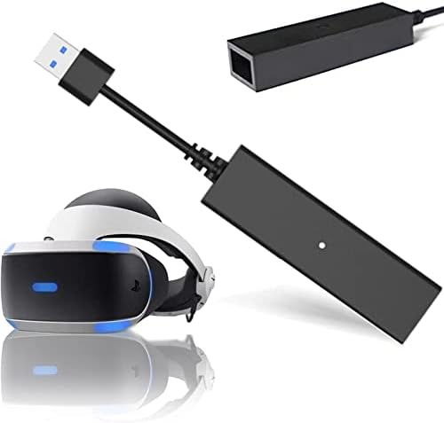 JZW-Shop Адаптер за PS VR, Адаптер за камера PS4 за PS5, Адаптер за мини-камера за възпроизвеждане на PS VR PS5, Кабелен адаптер за PS4 PSVR за PS5