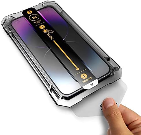 Защитно фолио за екран на Iphone 14 Pro Max с комплект за премахване на прах и лесна инсталация