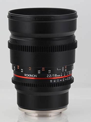 Широкоъгълен обектив Rokinon DS16M-C 16 mm T2.2 Cine за цифров огледално-рефлексен фотоапарат Canon EF-S