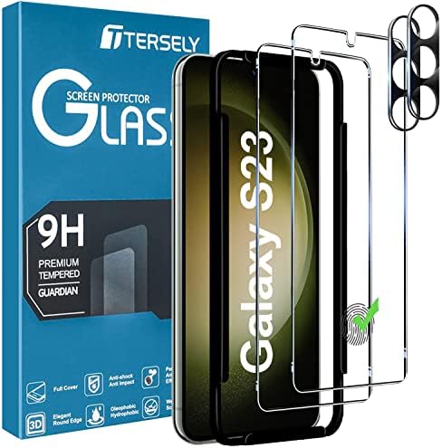Накратко [2 + 2] Защитен слой от закалено стъкло 9H за Samsung Galaxy S23 5G, с установочным привеждането в съответствие