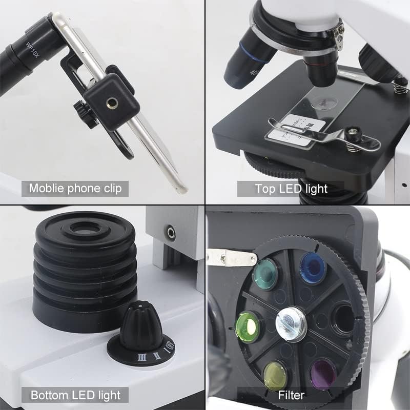 Обзавеждане за Лабораторен микроскоп Окуляр микроскоп WF10X/20 Широкоъгълен Интерфейс Фокусиращ 30 мм Аксесоари