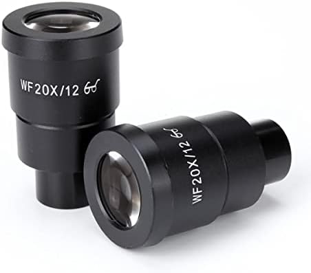 Комплект аксесоари за микроскоп за възрастни 2 елемента WF10X, WF15X, WF20X, Окуляры микроскоп, за да стереомикроскопа, Широкоъгълен обектив с висока точка на преглед, Лабо?