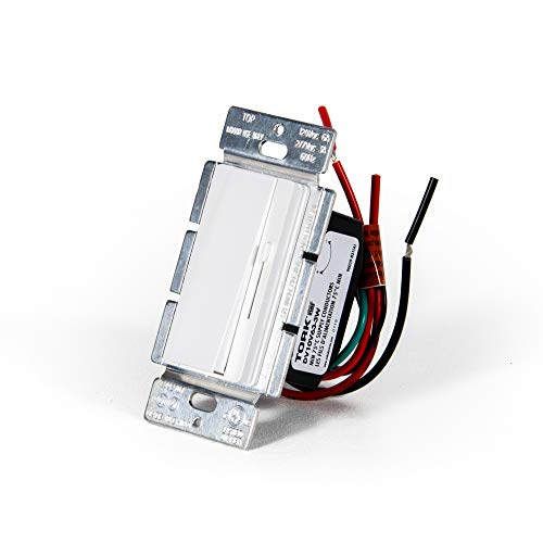 NSI Industries TORK DV10V63-Вграден димер с мощност 3 Вата – 120/277 В 6 А (0-10 В) - 3 начина за превключване - Съвместим с led, КФЛ, лампи с нажежаема жичка и галогенным осветление - Неутра