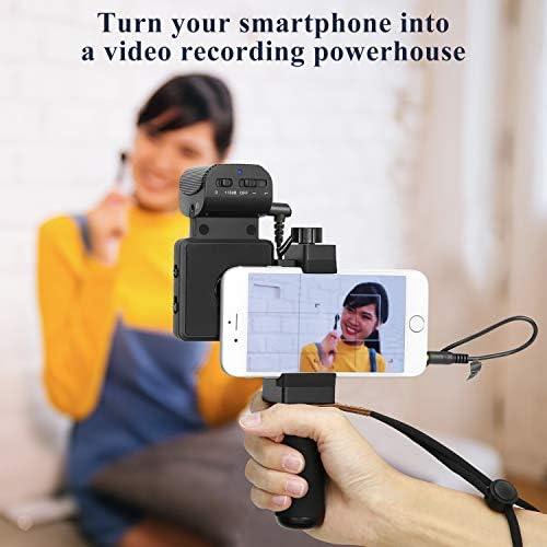 Видеоприбор за смартфон SmartCine с вграден стереомикрофоном, led подсветка, широкоугольными обективи Рибешко