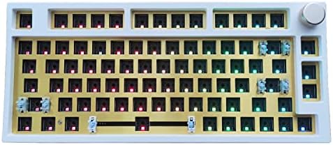 keydous NJ80-AP Безжична Ръчна Клавиатура с дръжка Bluetooth 5.0 | 2.4 G 75% От Гореща Смяна на Потребителски