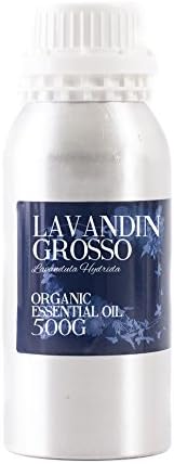 Mystic Moments | Органично Етерично масло от Lavandin Grosso 500 г Чисто Натурално масло за обектите, смеси за ароматерапия и масажи, Веганское, без ГМО