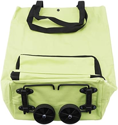 RENSLAT Cart Теглителна Количка чанта за Носене на Колелото Множество Пазарска Чанта Тролей Дамски Екологична Сгъваема