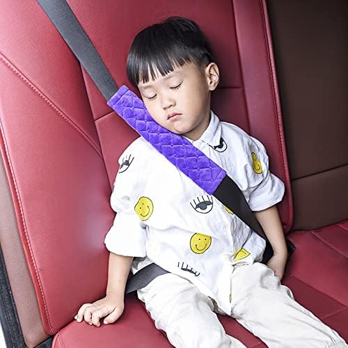 Защита на рамото на Детския Колан на Автомобила за сигурност Регулатор на Детския Колан Подкрепа на Врата на