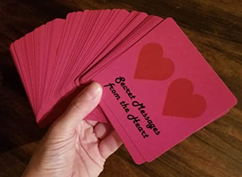 Тайните послания от сърце: ново Тесте с Пророчества от 72 карти, черен на цвят