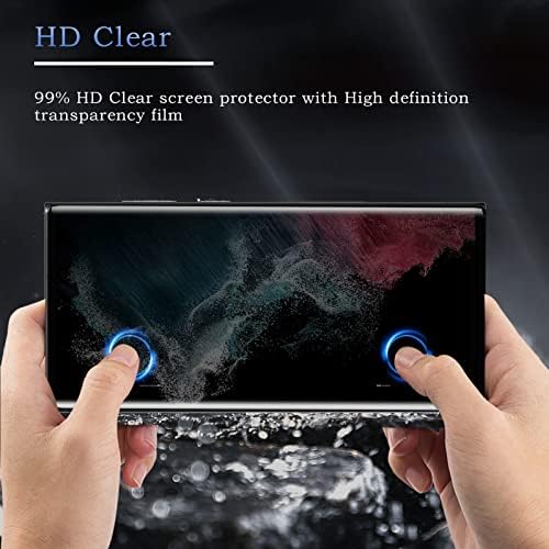 Защитно фолио за екрана LEYATC (2 + 2) Pack Privacy Screen Protector за Samsung Galaxy S23 Ultra, Защитен слой от закалено