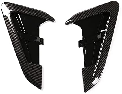 ABS Странично Крило отдушник Изходна капачка Декоративна Украса, Подходящи за bmw X3 G01 2018-2022 за bmw X4 G02 2019-2021 Външни Автомобилни Аксесоари (въглеродни влакна)