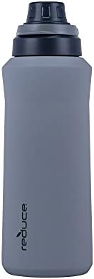 Бутилка за вода REDUCE - Кръгова бутилка за вода, 32 грама - Неръждаема стомана, 48 часа на студено - Быстросъемная