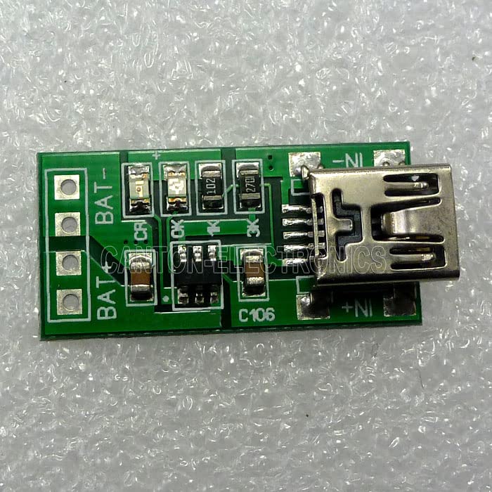 eletechsup Mini USB Модул, Зарядно устройство за Литиево-йонна батерия TP4057 постоянен ток от 5 до 4.2 Понижающая Такса