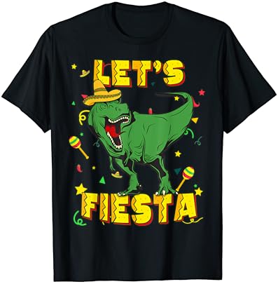 Тениска T Rex Cinco De Mayo С Динозавром Тираннозавром Позволява Да Се Организира Фиесту