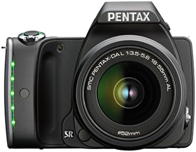 Комплект огледални обективи Pentax K-S1 с обектив DA L 18-55 мм (черен)