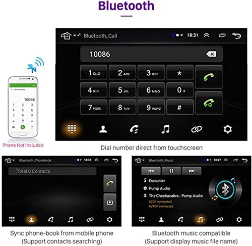Android 9.1 Стерео Радио Авто Плейър за T. oy.ОТА RAV4 2001-2006, 9-Инчов навигация със сензорен екран HD 1024 * 600 за