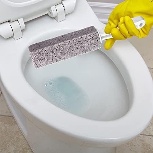 20 Опаковки Пемза За Почистване на Тоалетната чиния Пемза с Дълга Дръжка За Почистване на Тоалетна Камък за