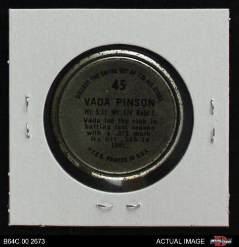 Монети Topps 1964 45 Vada Pinson Maya 4 - VG/EX B64C 00 2673 - Фотомонеты и монети MLB