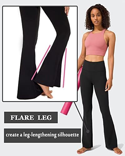 Модни Дамски Панталони за Йога с Дълбоко деколте и Вътрешен джоб, Разкроена Гамаши, с Висока талия и контрол на корема за тренировки
