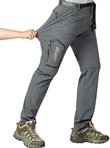 Мъжки Туристически Стрейчевые Панталони с Мек Покрив бързо съхнещи Леки Панталони-Сафари с Цип За Пътуване На Открито