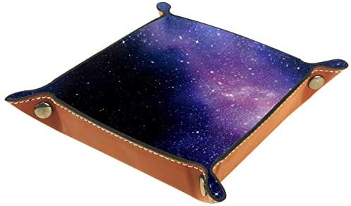 Lyetny Звездното Небе Лилаво Органайзер Тава Кутия За Съхранение на Нощни Caddy Тенис на Тава За Смяна на Ключовете