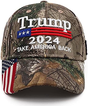 Шапка Тръмп 2024 Подаръци на Доналд Тръмп за мъже MAGA Hat Make America Great Again Шапки Запазват Америка Велика Бейзболна