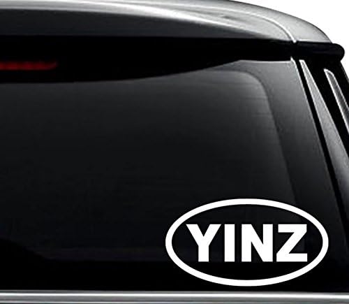 Стикер Yinz Pittsburgh Decal За използване На лаптоп, каска, кола, камион, мотор, прозорци, броня, стена и декорация