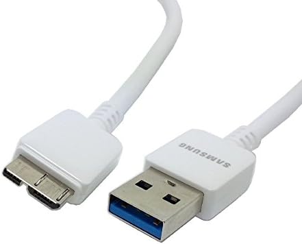 Samsung USB-кабел за трансфер на данни 21Pin за Galaxy S5 и Note 3 N9000, бял (не е включена в търговията на